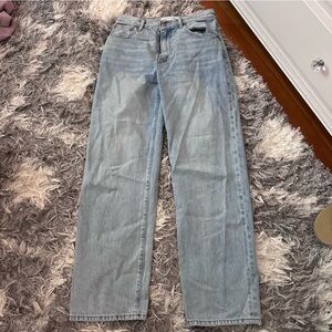 Aritzia High Rise Women Jeans - Light Blue